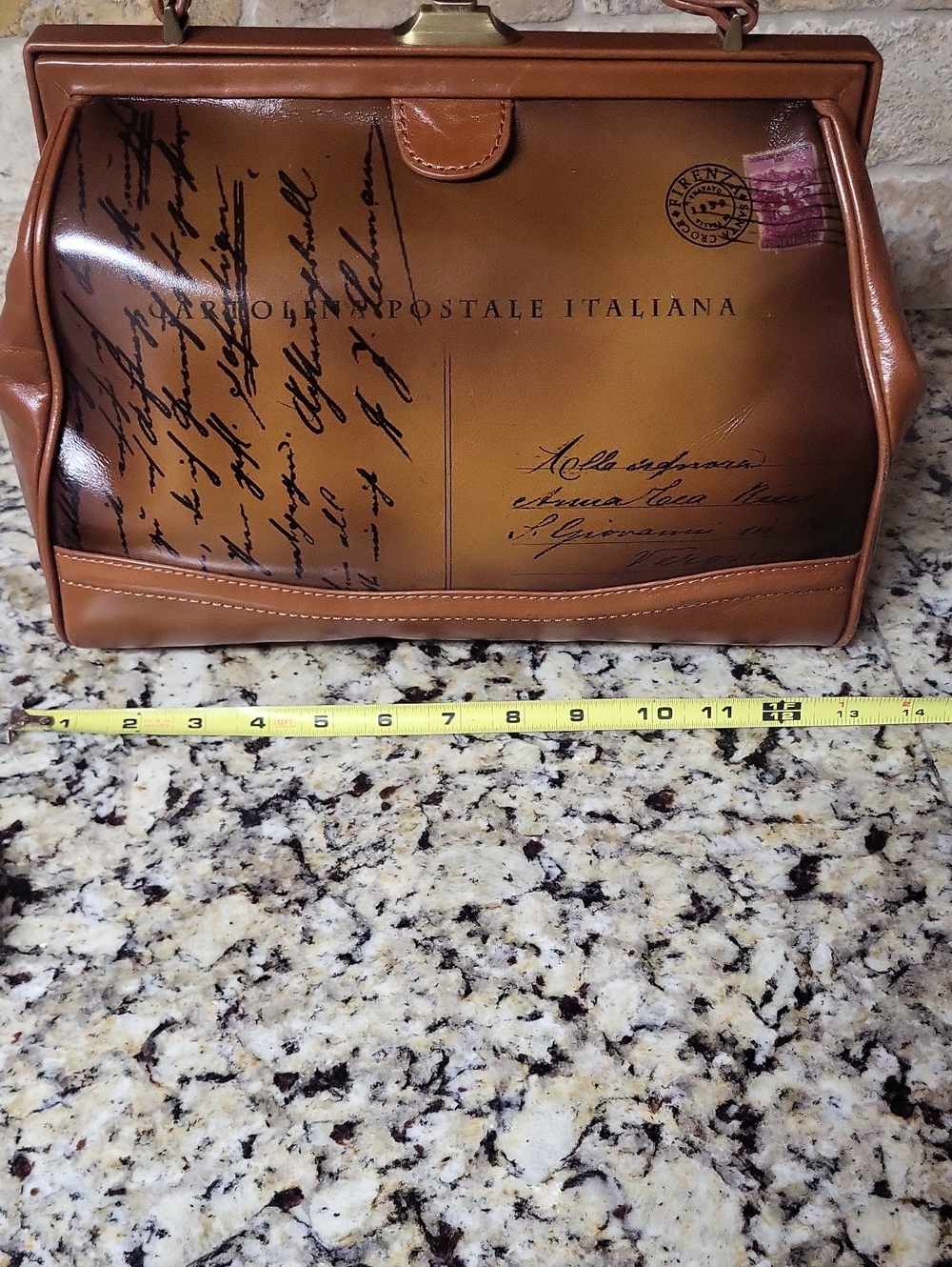 Patricia Nash Brianza Discovery Postcard Frame Satchel - Picture 2 of 15